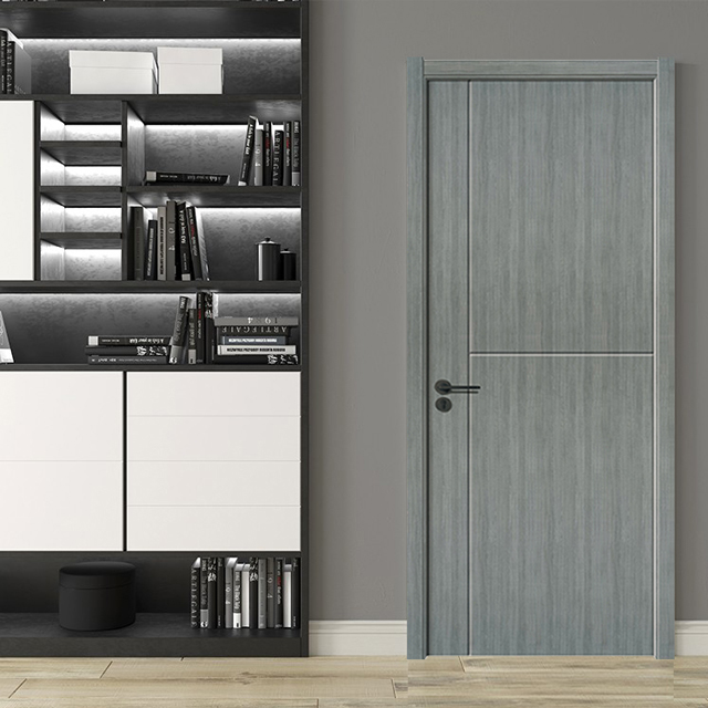 Yingkang Waterproof Internal Modern Bathroom Bedroom Pvc Wpc Door With Locks And Handles