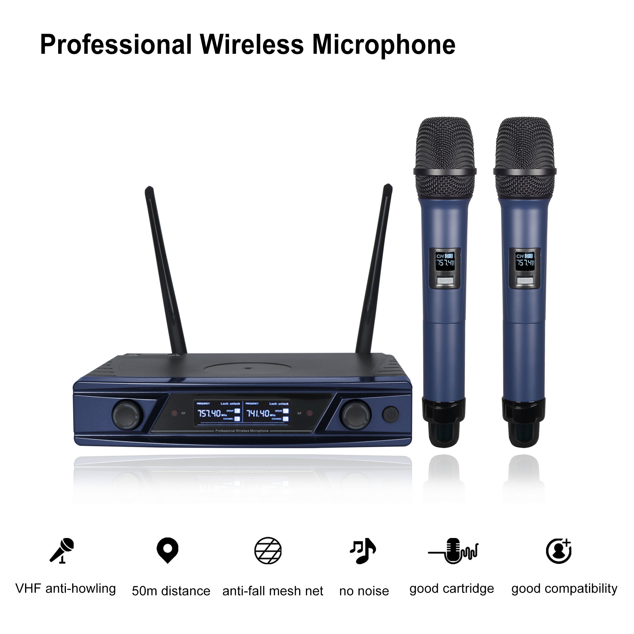 VHF wireless microphone