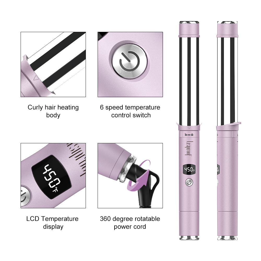 Lisiproof easily carries a curling iron LS-D001P Popular hot style 6+1 combination size curlers