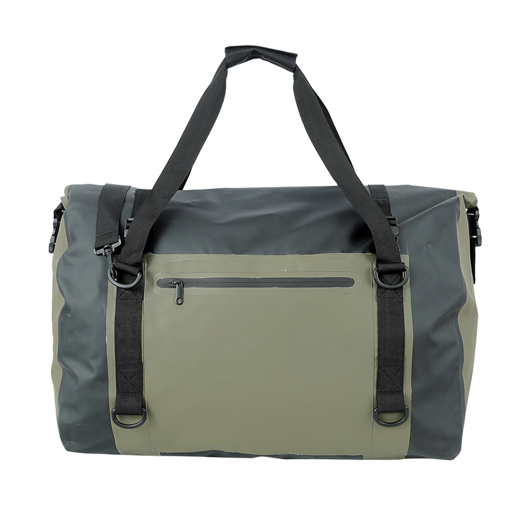 Large capacity 60L outdoor adventure travelling camping hiking trekking waterproof luggage travel dry duffel bag