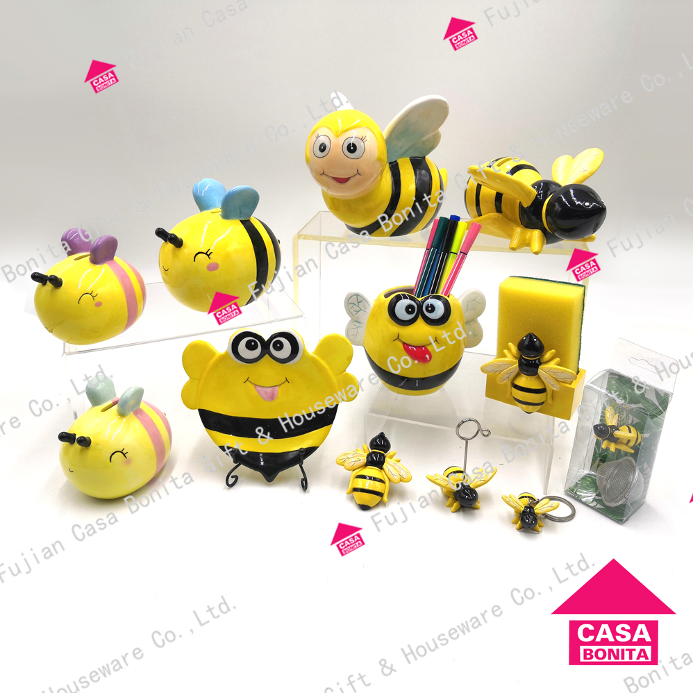 Ceramic Bee Money Bank, Coin Box Saving Bank,piggy Bank, Best Seller New Arrivals, Mug, Polyresin Beephoto Clip, Tea Filter,sponge Holder, Plate