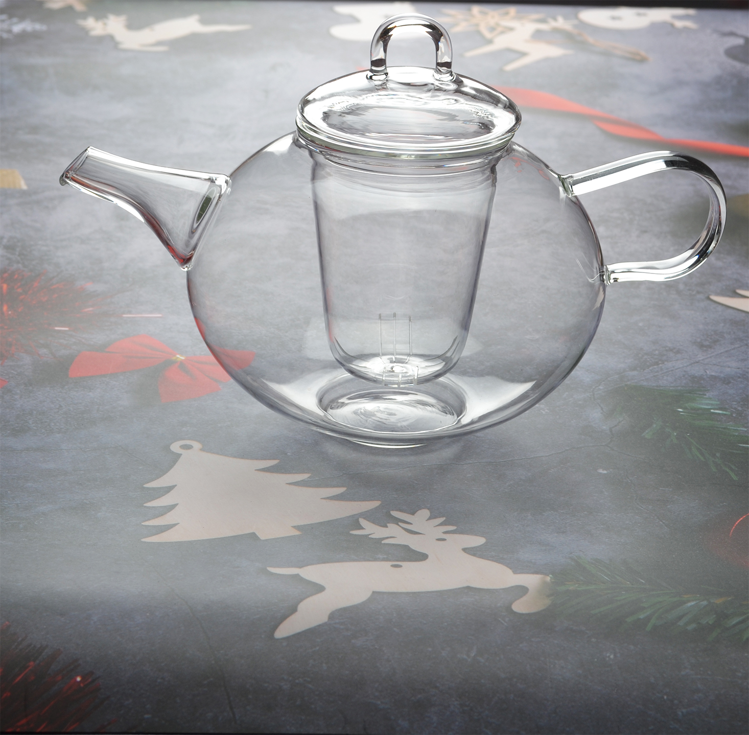 glass teapot