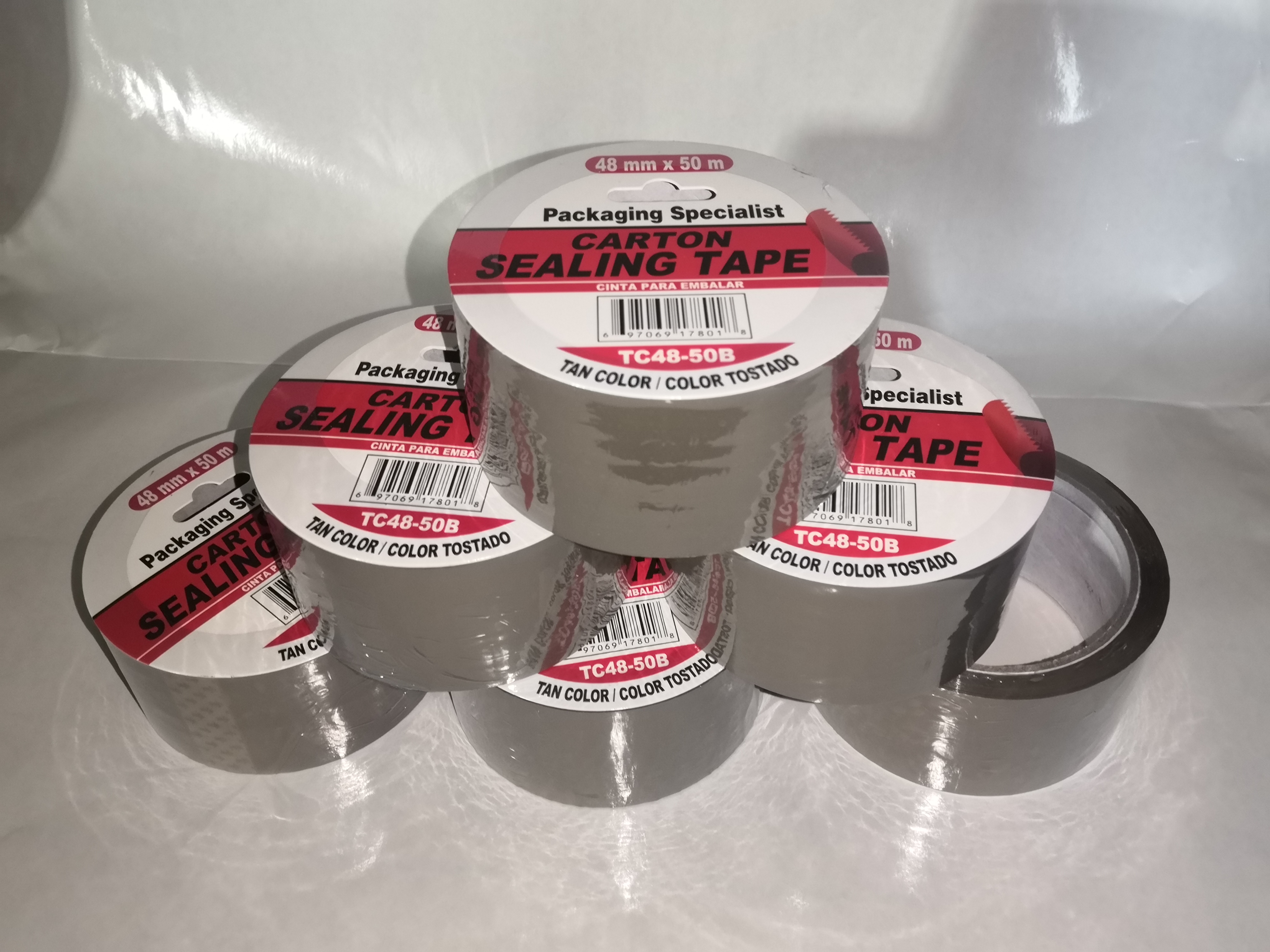 Brown Carton Seal Tape-Single Packed