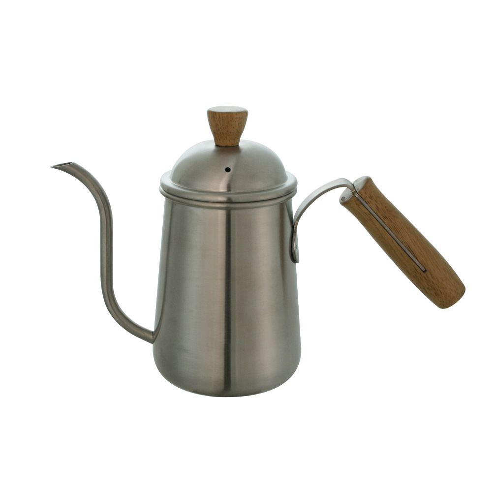S/S Coffee Pot W/Wooden Handle