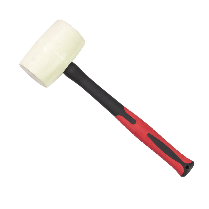 Industrial rubber mallet with TRP handle