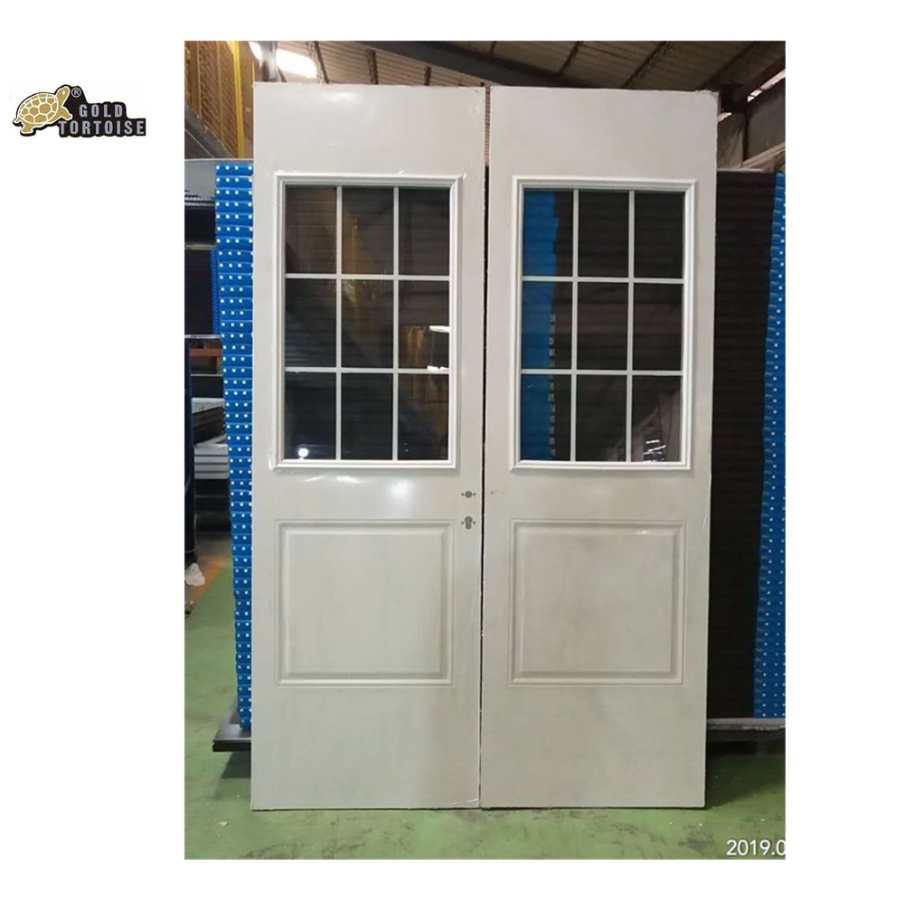 Israeli steel door with Glass