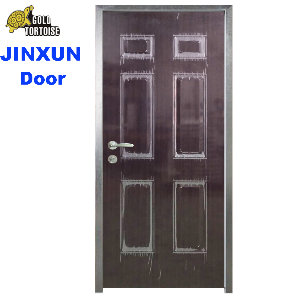 Galvanized steel Israeli Doors with 6inch Frame from Guangzhou JINXUN