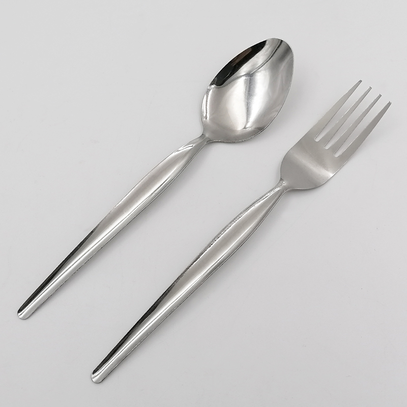 SS1058 Machine Polish Stainlss Steel Fork And Spoon