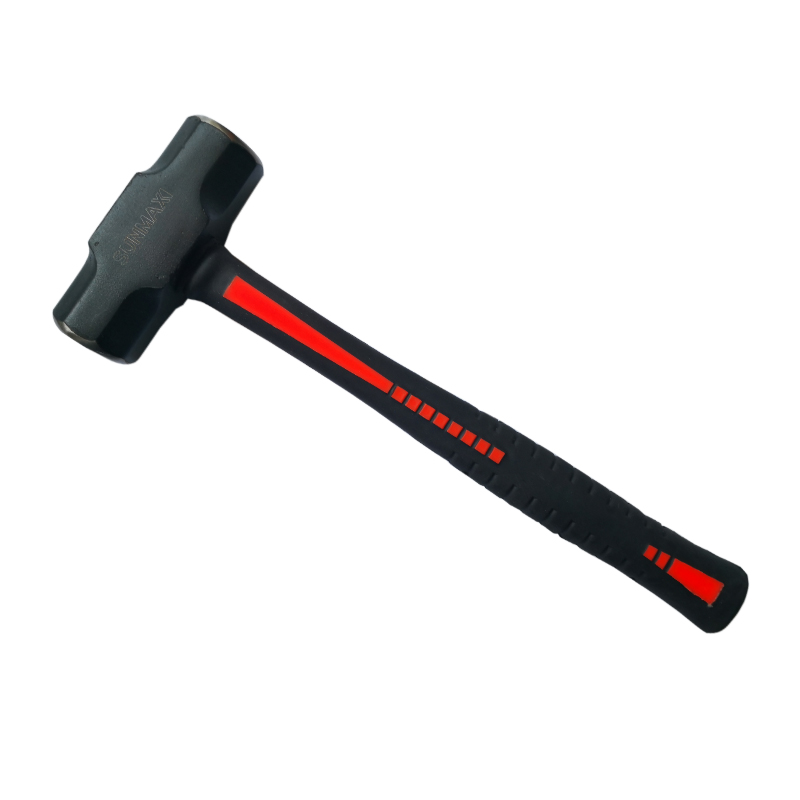 Industrial forged carbon steel American type sledge hammer with TRP handle