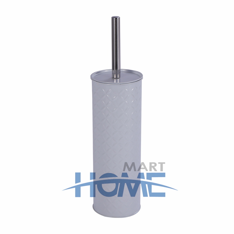 Bathroom Cleaning Toilet Brush Holder With Plastic Bottom Mirror Or Satin Finished Brush Holder
