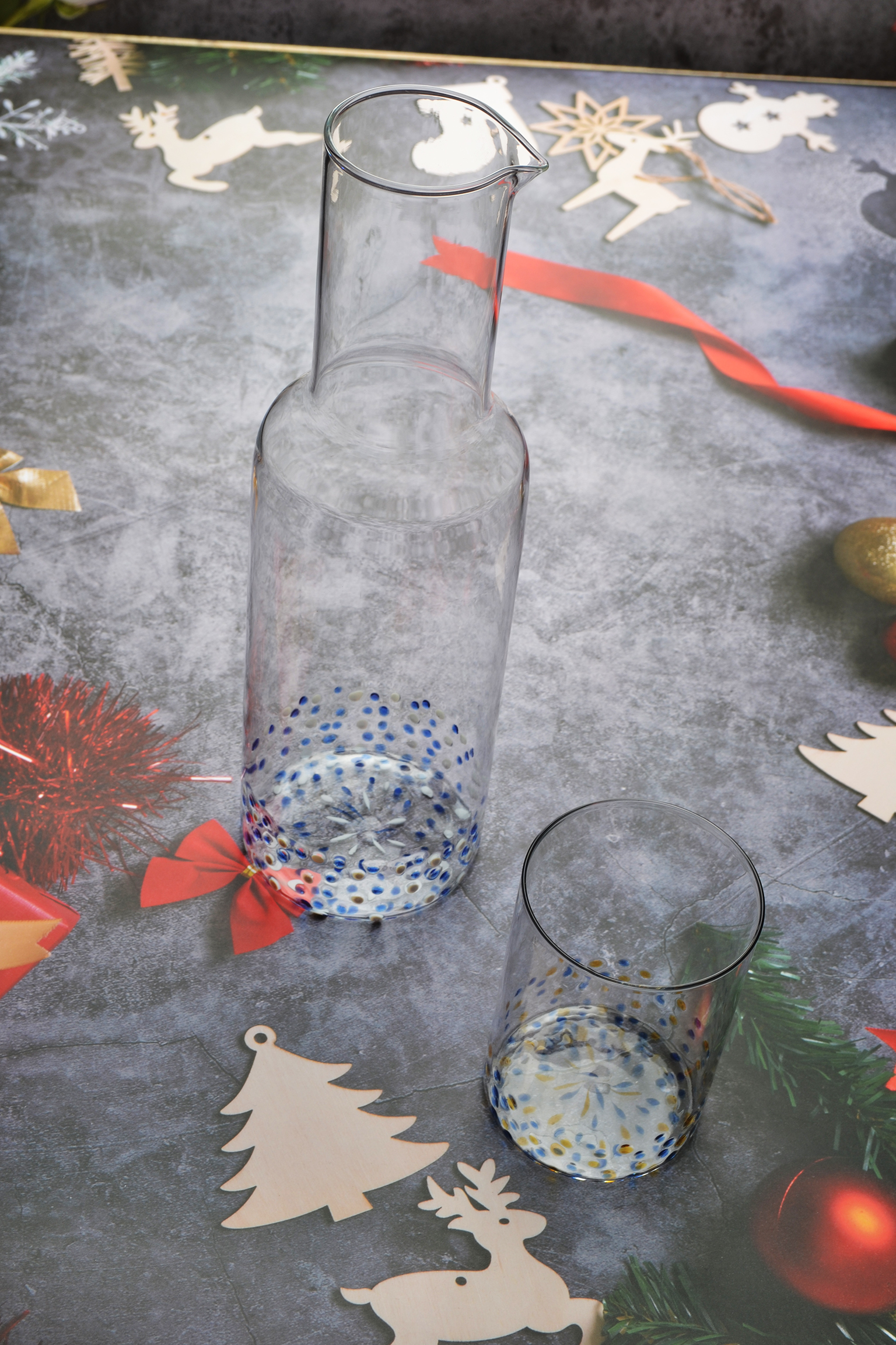 The glass bottle,water bottle