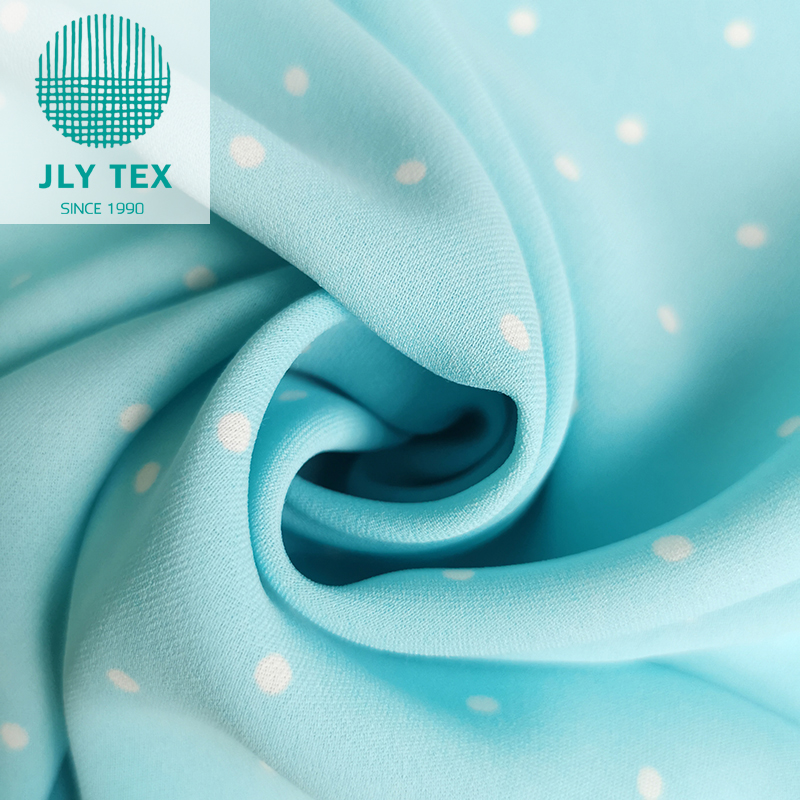 Chiffon CEY twill dot printing