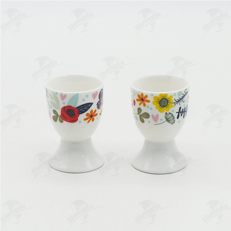 Egg Holder With Flower & Bird Design