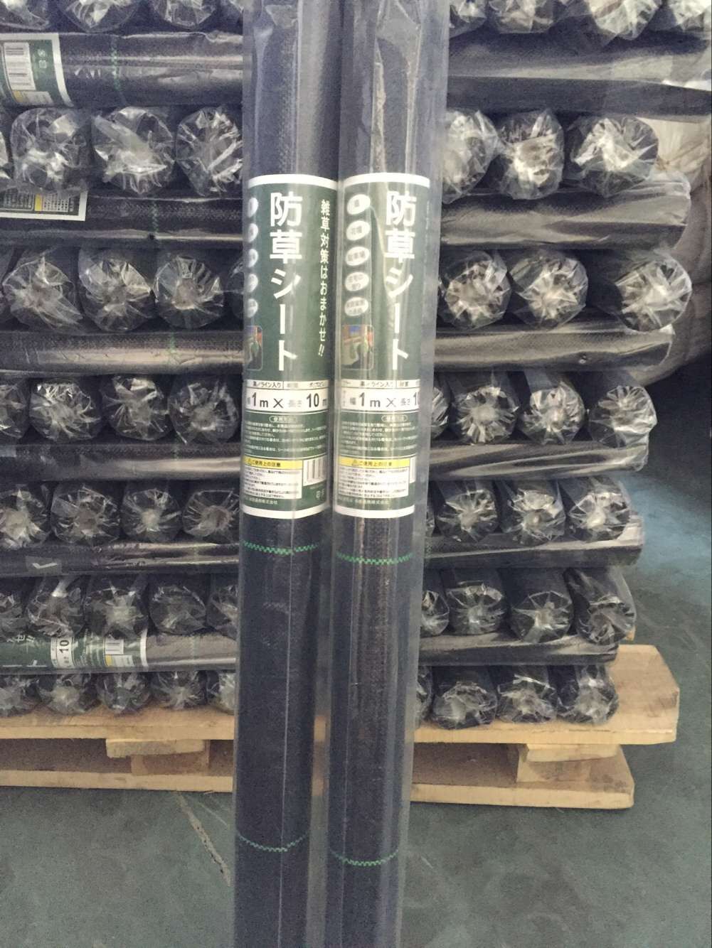 high quality black PP woven control weed mat