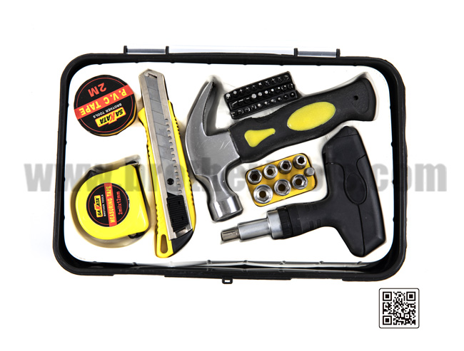 52pcs tool set,hand tool set,hammer,ratchet screwdriver,socket