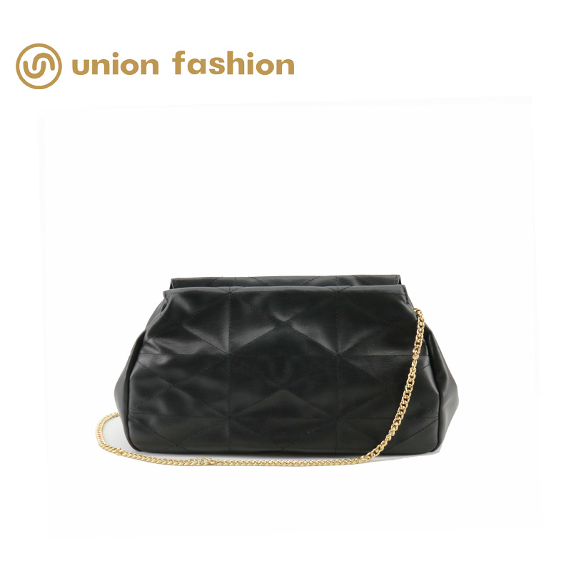 UNION FASHION women clutch bag with contrast color design(UBA422760)