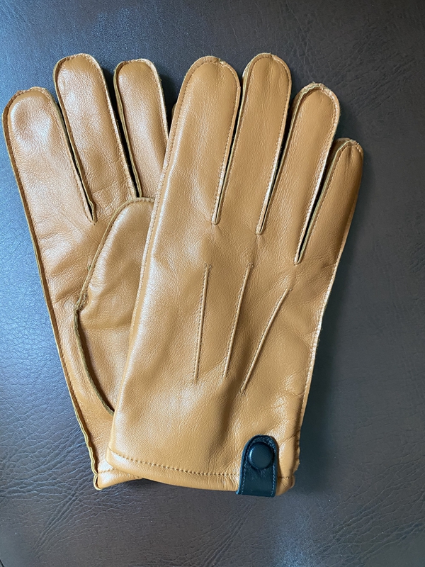man leather gloves