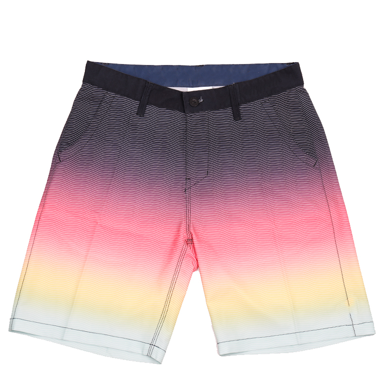 Gradient ramp Mens Bermuda shorts surf shorts