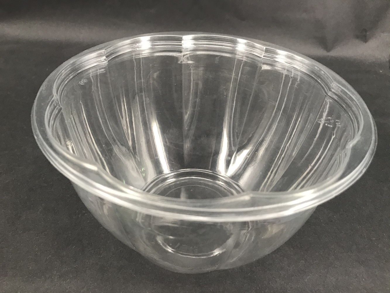 Disposable PET food container with lid