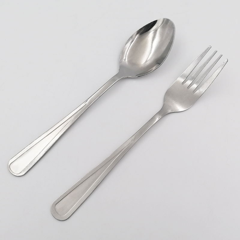 European And Southeast Asian Good Selling Tumble Polish Stainlss Steel Fork And Spoon