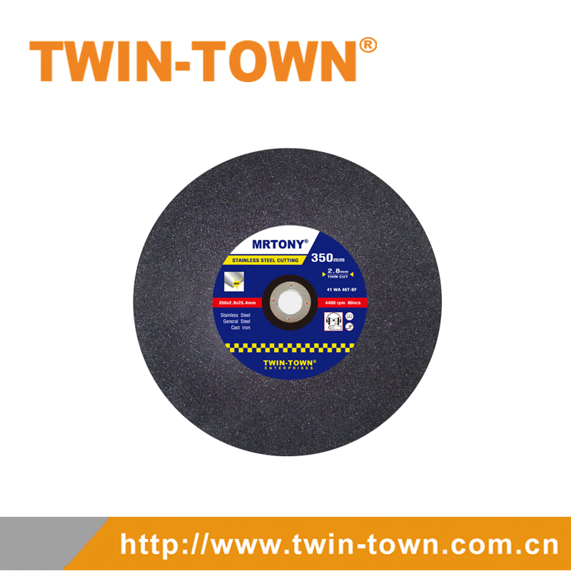 Abrasive Cutting Disc For Stainless Steel Black Color