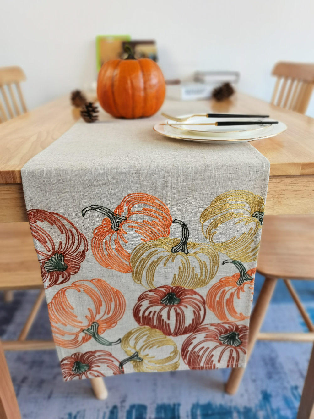Embroidered Table Runner