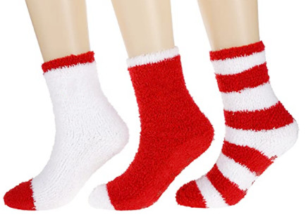 Womens Fuzzy Socks