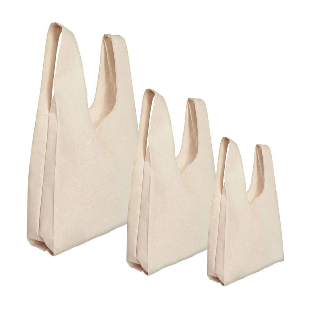 cotton vest shopping bag