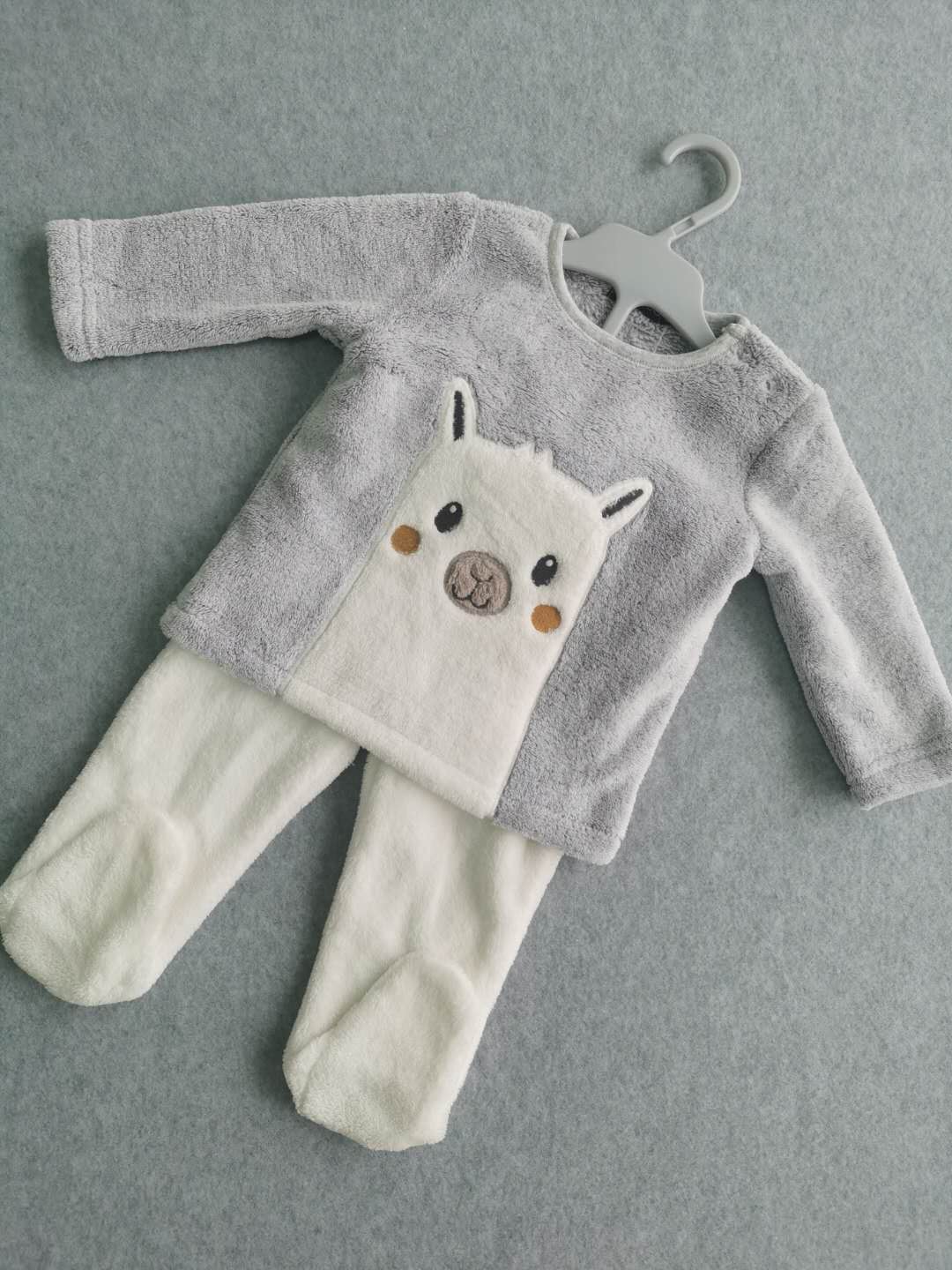 240g coral fleece baby set
