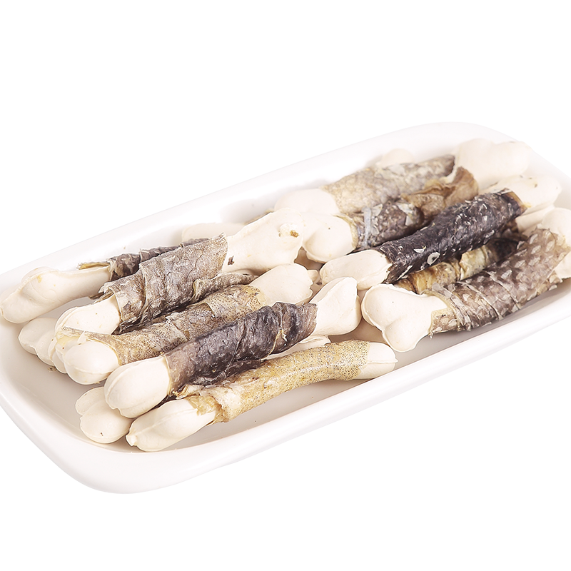 pet food dog treat Fishskin & Milky Stick
