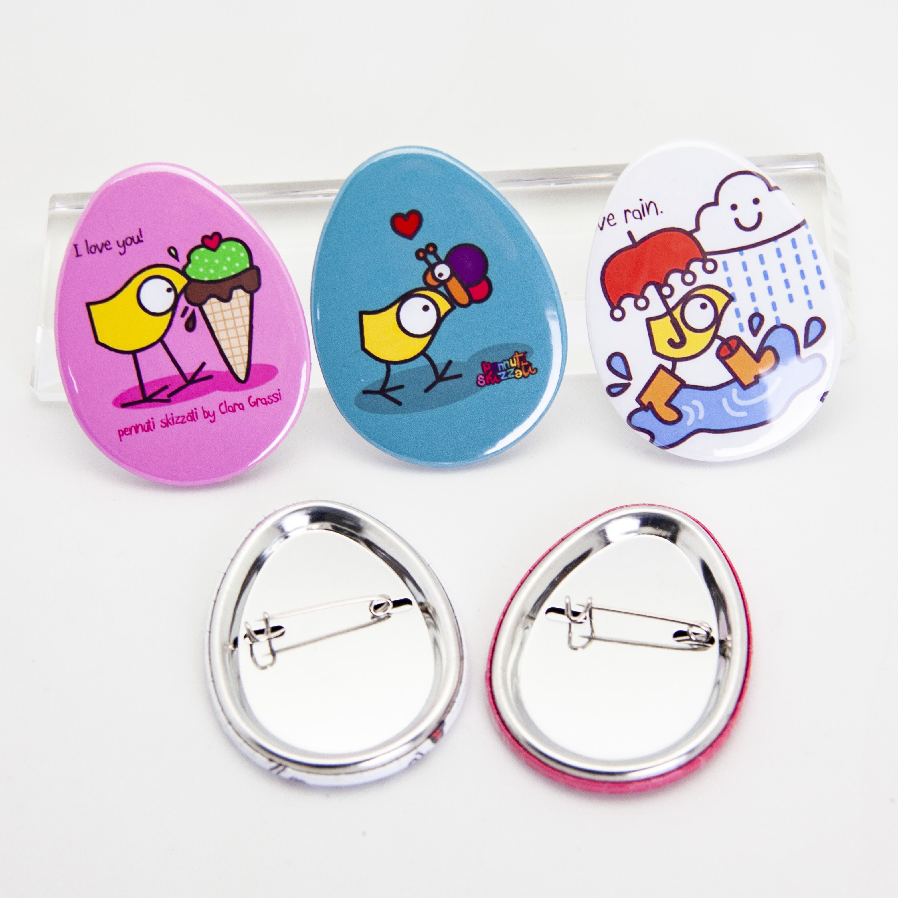 HOT SALE Egg Shape Badge Making Machine Button Maker Kit + Egg Paper Cutter + 1000pcs Egg Pin Button Badge Supplies