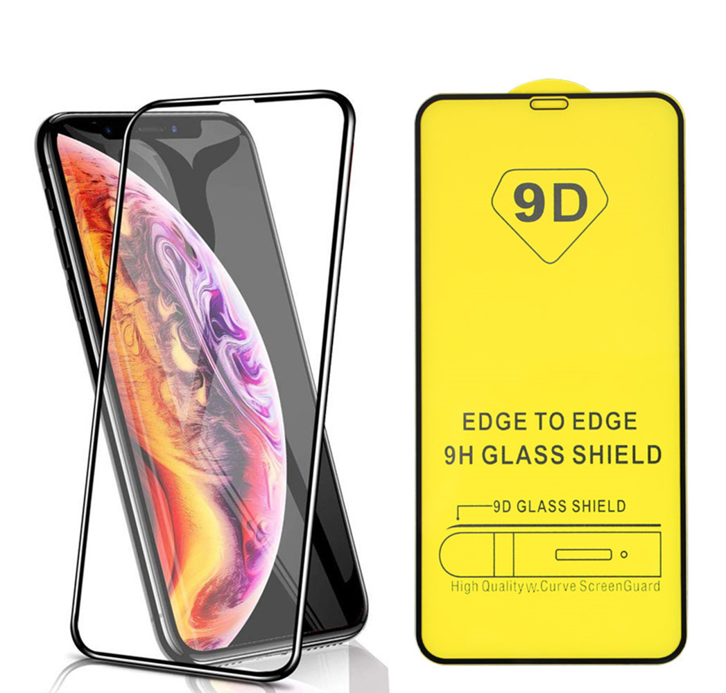 9D tempered glass screen protector anti-broken full glue perfect cover