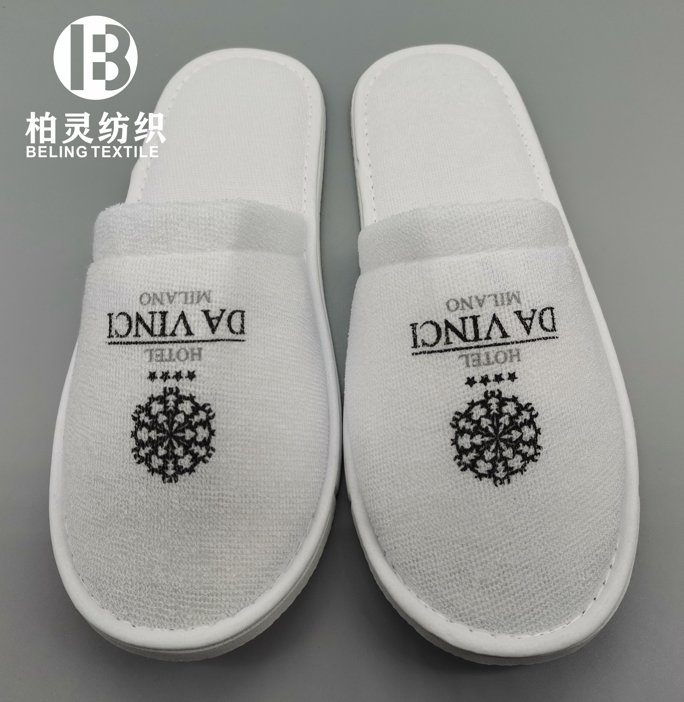 High Quality Factory White Disposable Cheap Terry Hotel SPA Slipper