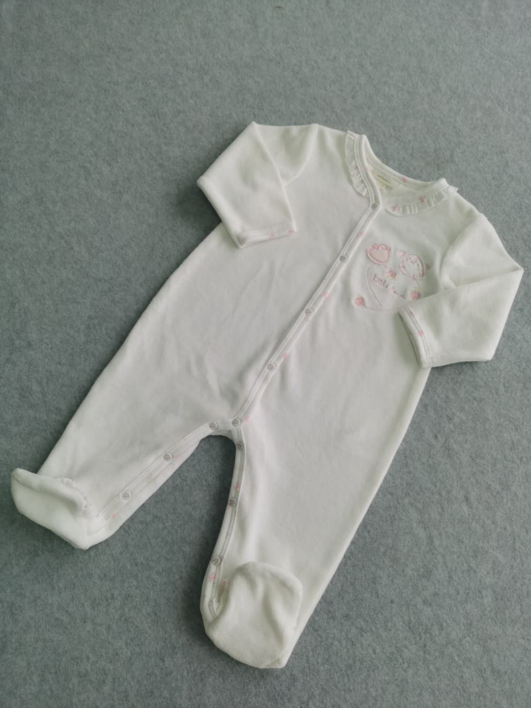 240g velvet baby romper
