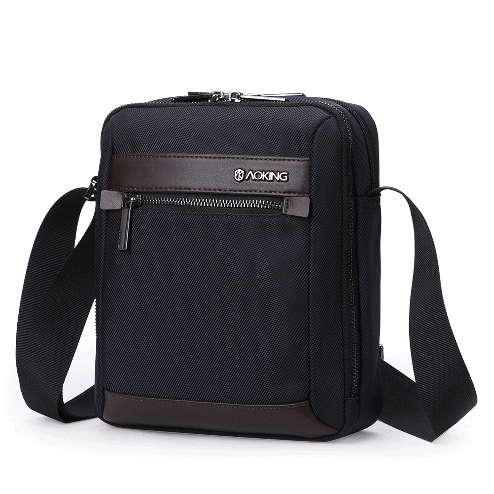 Aoking Men Anti-theft Adjustable Crossbody Bag