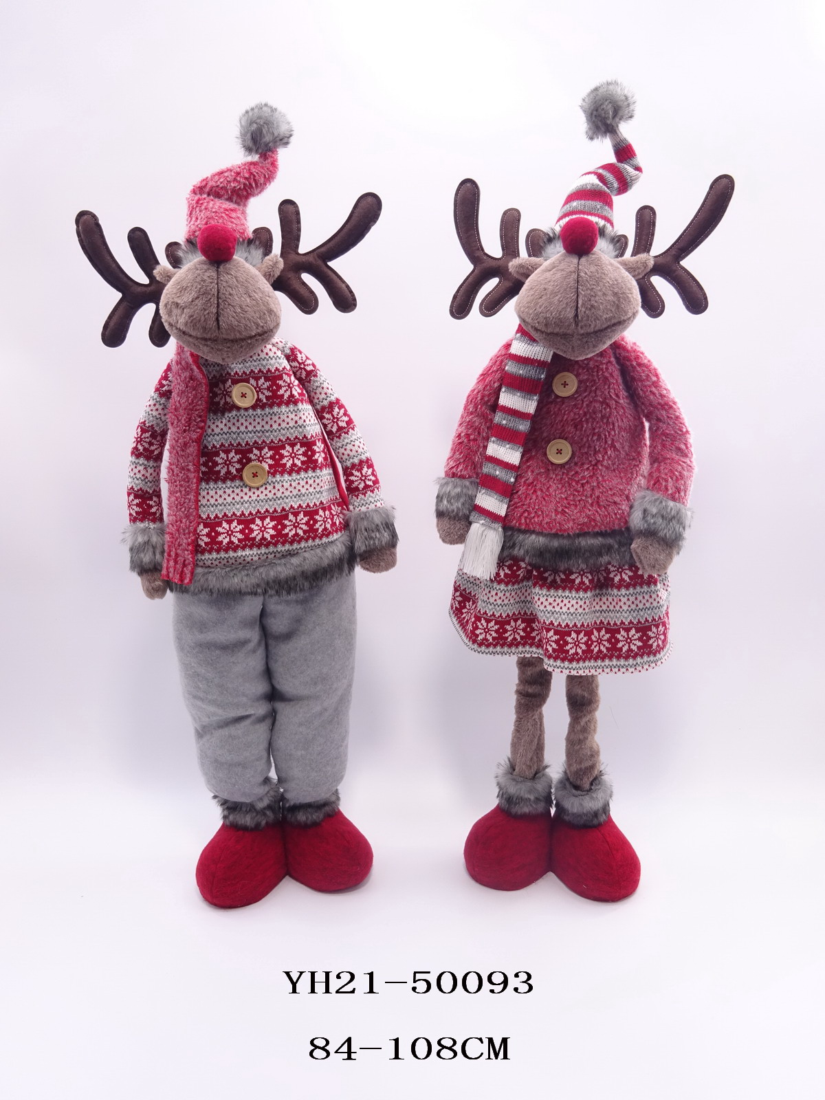 84/108CM Extendable Standing Christmas Reindeer