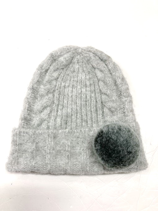 kids kinnted hats with pompon