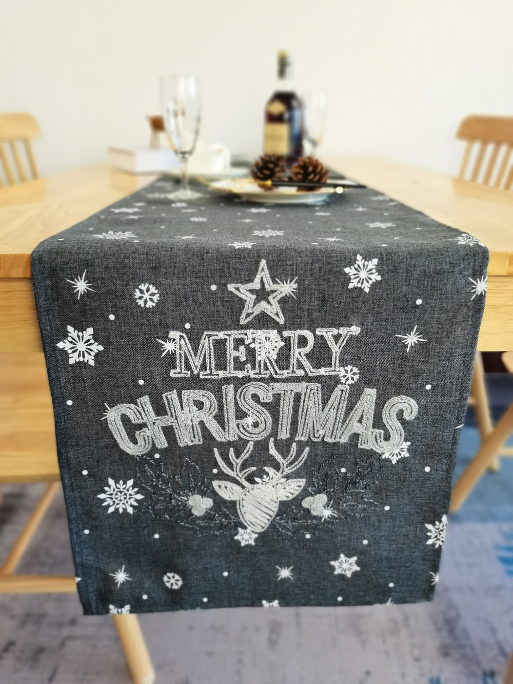 Embroidered Table Runner