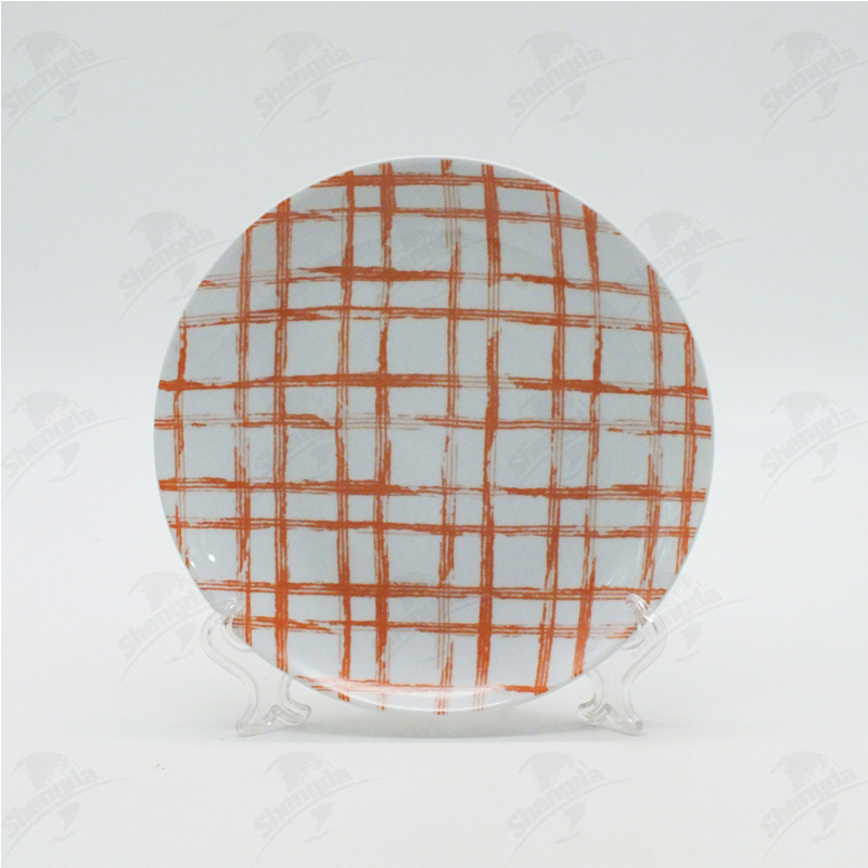 7.5" side plate with watercolor FLOWER Design