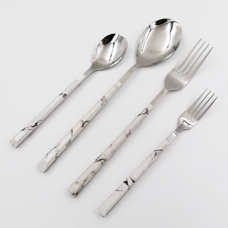 Hot-sale Plastic handle stainless steel cutlery