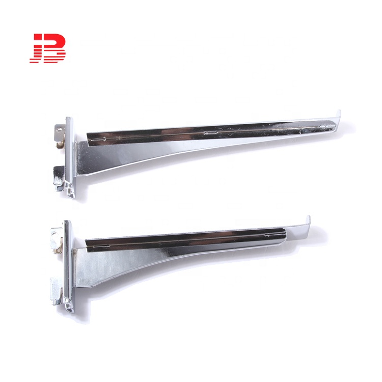 Metal Shelf Bracket Holder For Glass / Wood Shelves