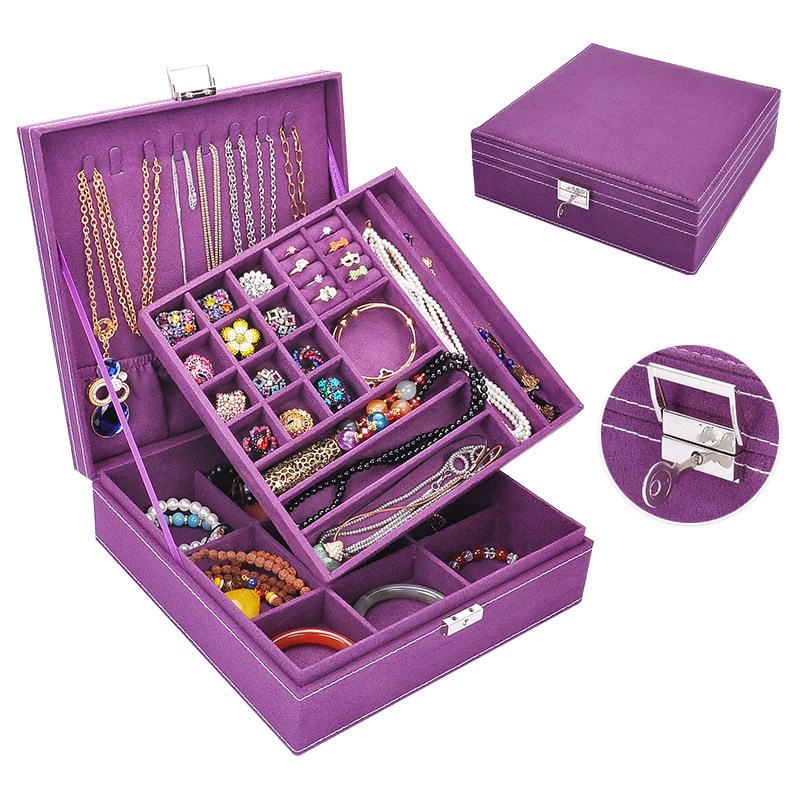 New Design Luxury Jewelry Necklace Storage Travel Case jewelry storage case