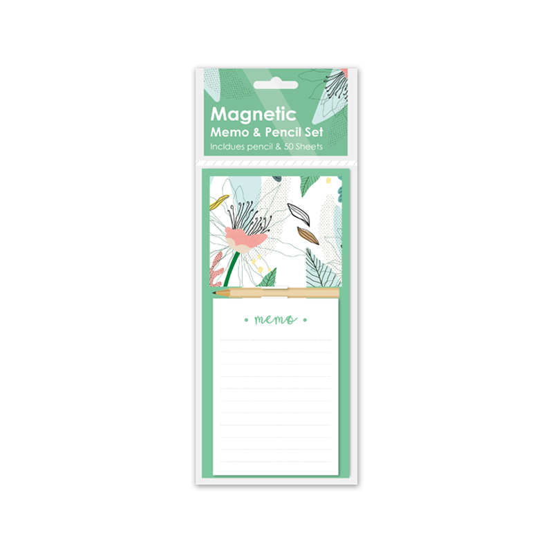 Magnetic sticky memo List