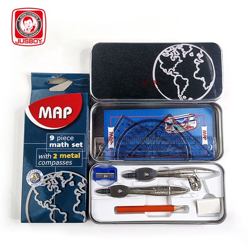 JUSBOY Mathematical suit geometric suit compass ruler