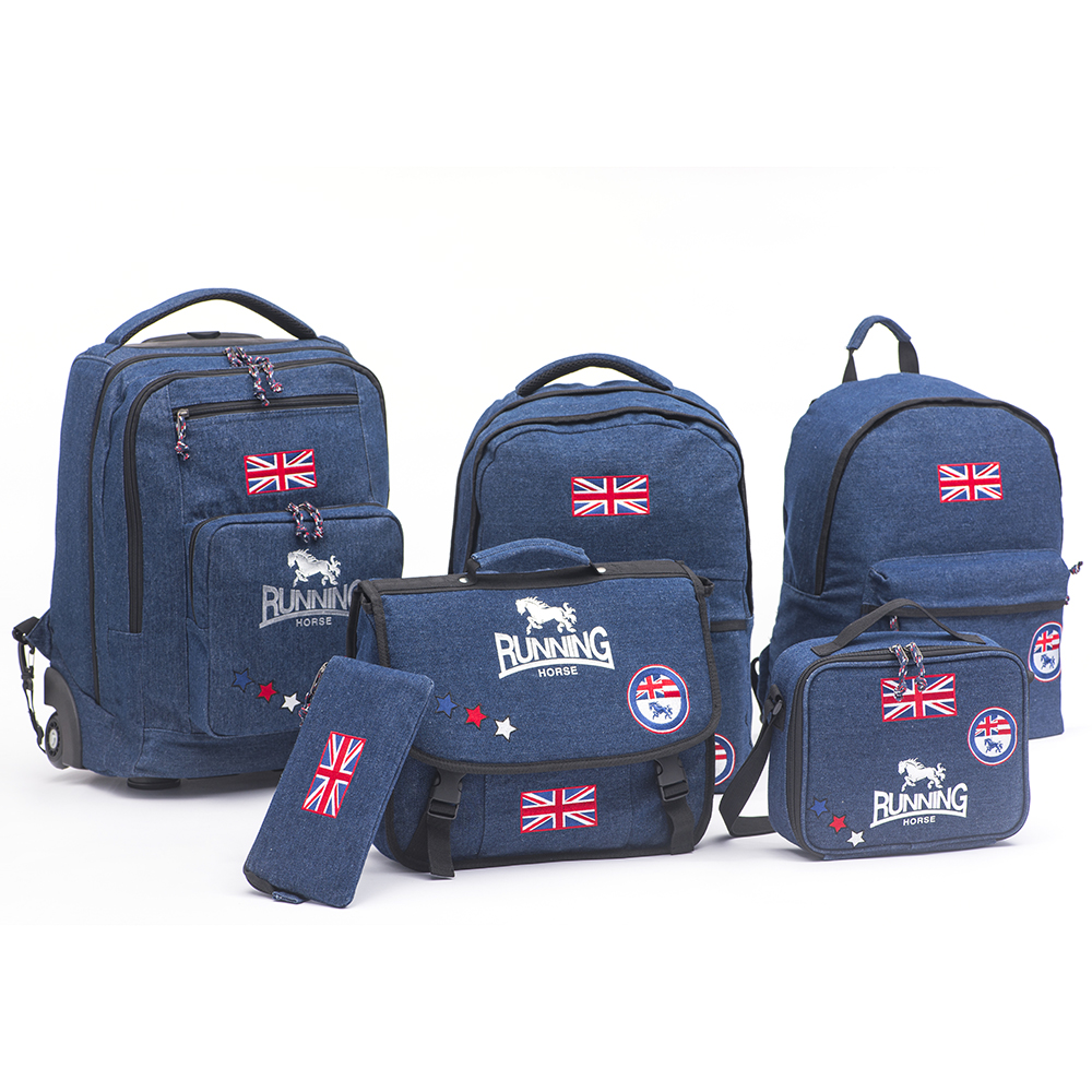 Denim series student bags
