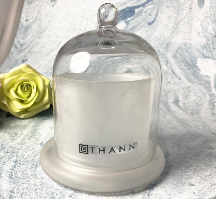 Best seller soda lime glass cake dome for kitchen using with glass base in frosted effect and spraying effect EU standard