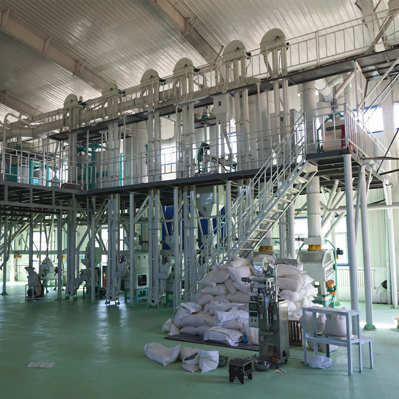 150Ton Corn Grits and Flour Production Line Maize Milling Plant