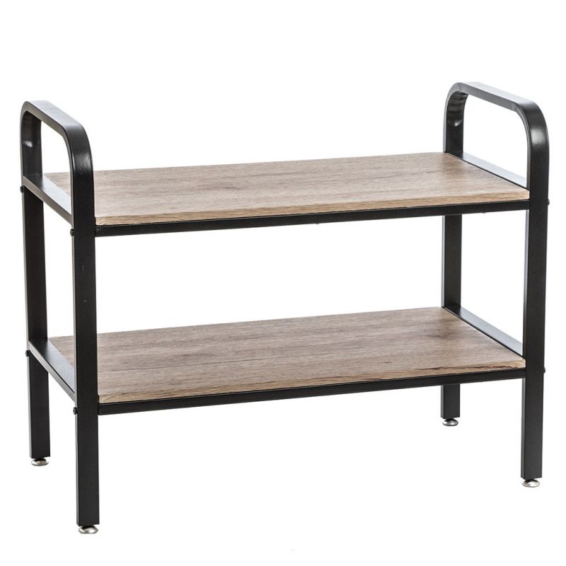 Two layers of shoe rack