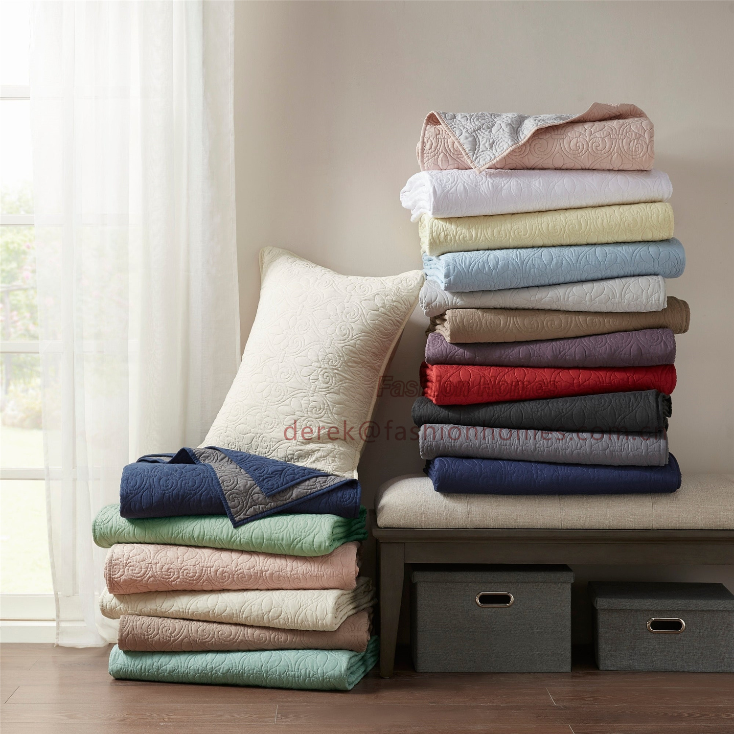 Embroidery quilts set