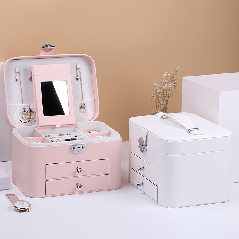Multi-drawer Jewelry Box Portable Jewelry Storage Box Big Luxury Storage Boxes